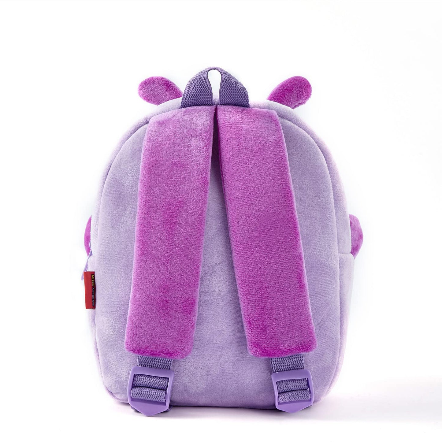 NICE CHOICE Cute Toddler Backpack Toddler Bag Plush Animal Cartoon Mini Travel Bag for Baby Girl Boy 2-6 Years(Grey Elephant)