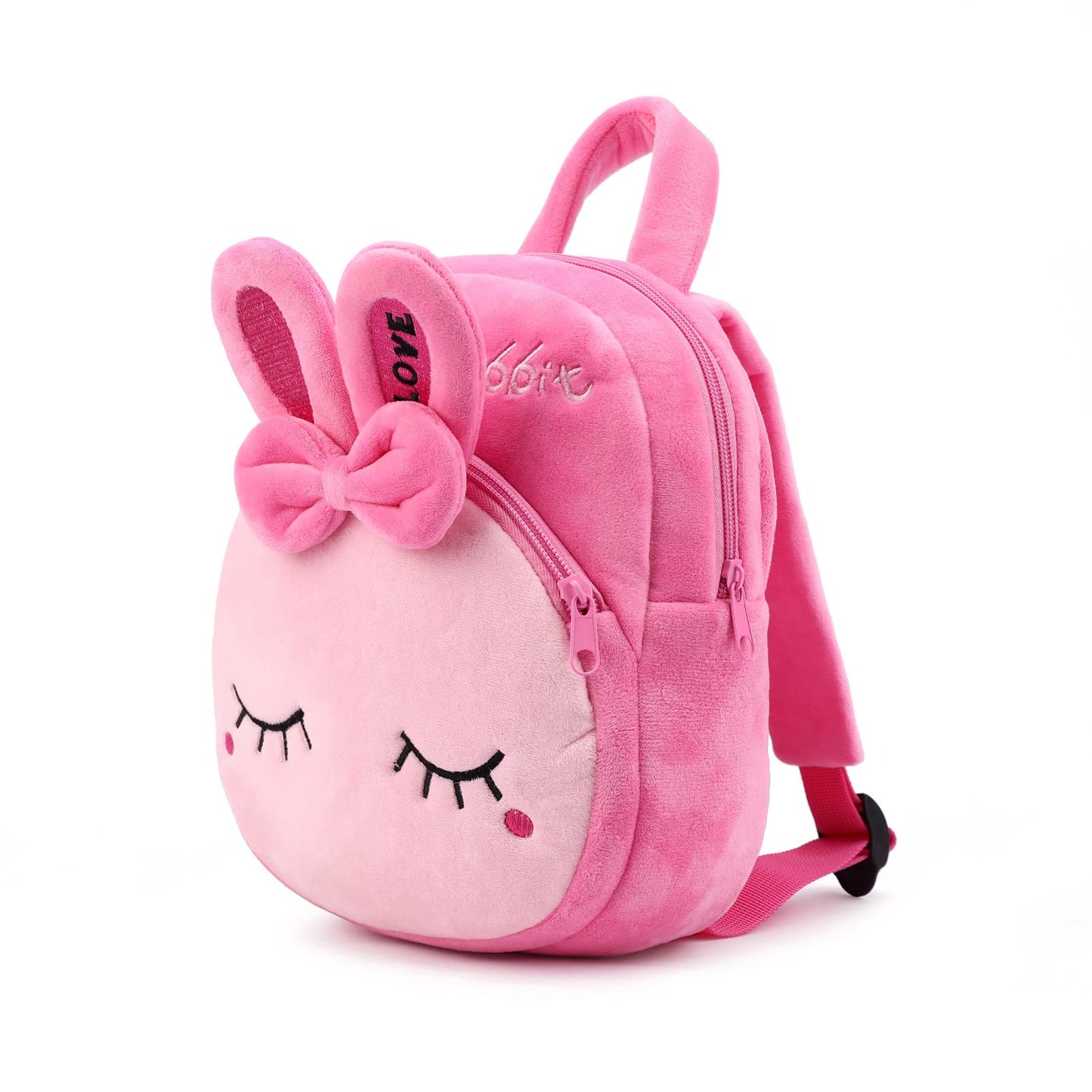 Toddler Backpack for Boys and Girls, Cute Soft Plush Animal Cartoon Mini Backpack Little For Kids 2-6 Years (Cows)