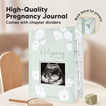 Pregnancy Journal, Pregnancy Announcements - 80 Pages Hard Cover Baby Books For Mom To Be Gift, Baby Memory Book Keepsake, Gender Reveal Gifts For New Moms, Mother's Day Gifts (Clay)