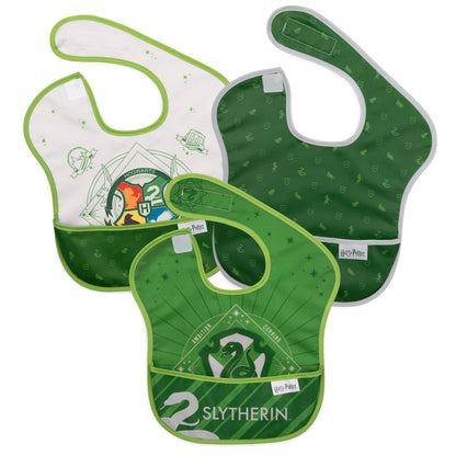 Bumkins Disney Bibs for Girl or Boy, SuperBib Baby and Toddler 6-24 Months, Essential Must Have for Eating, Feeding, Baby Led Weaning, Mess Saving Waterproof Soft Fabric, 3-pk Pooh Bear and Friends