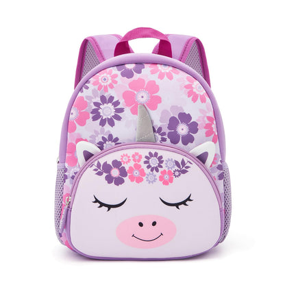 KK CRAFTS Preschool Backpack Toddler Neoprene Animal Schoolbag Lunch backpack for Kids Boys Girls(Dinosaur)