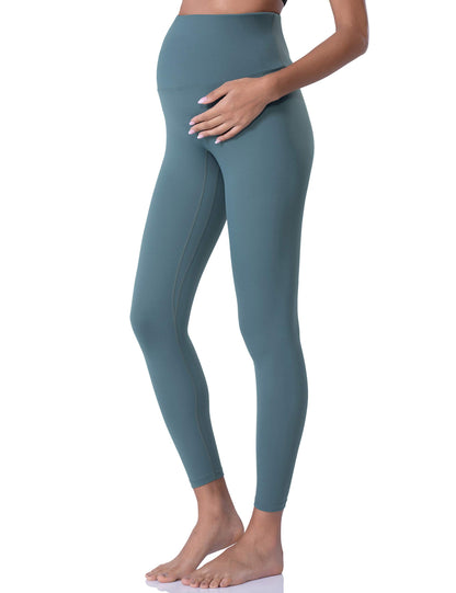 POSHDIVAH Women's Maternity Leggings Over The Belly Pregnancy Yoga Pants Active Wear Workout Leggings