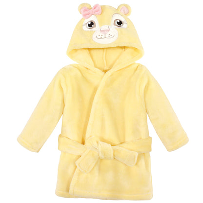 Hudson Baby Unisex Baby Plush Animal Face Bathrobe