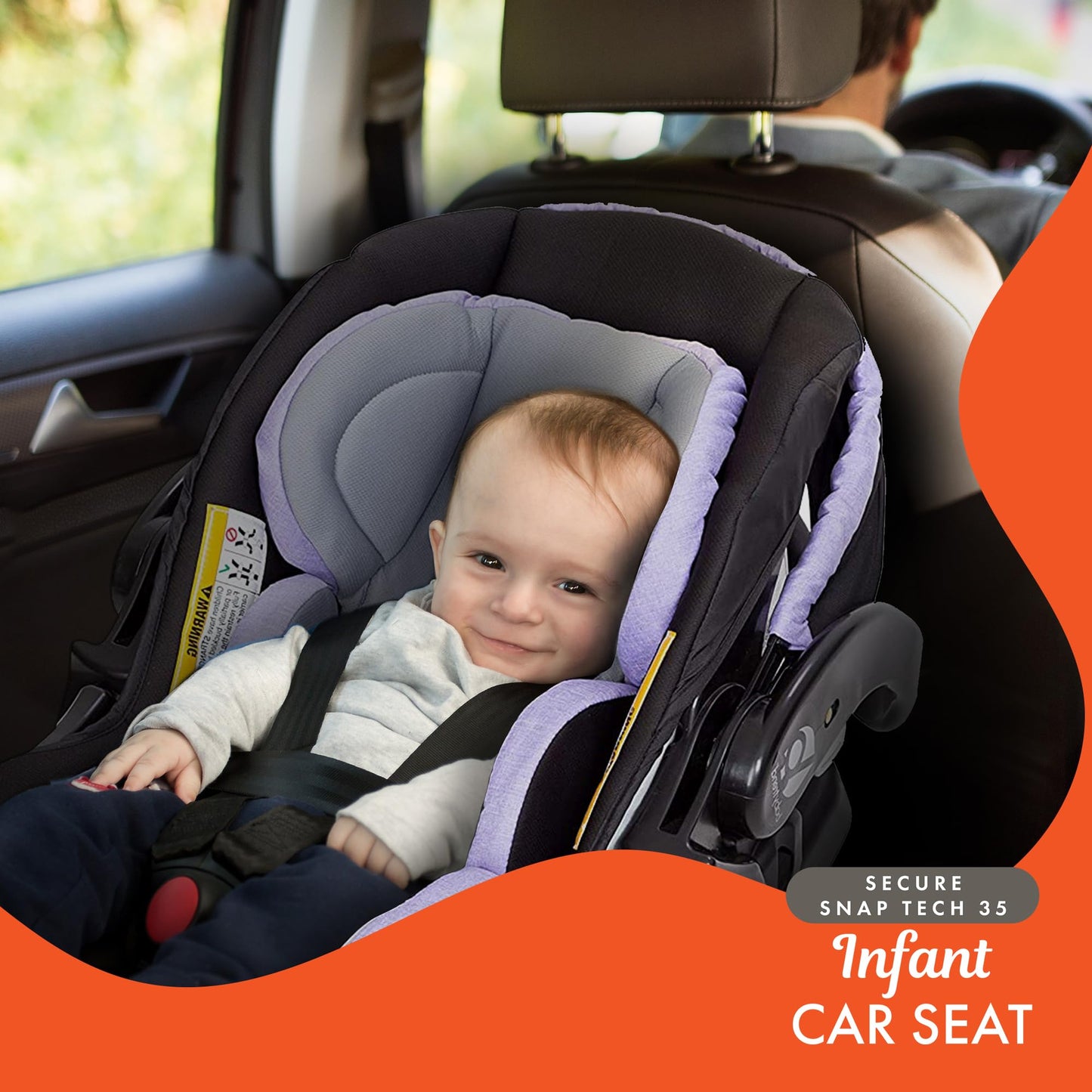Baby Trend Secure-Lift Infant Car Seat, Dash Black