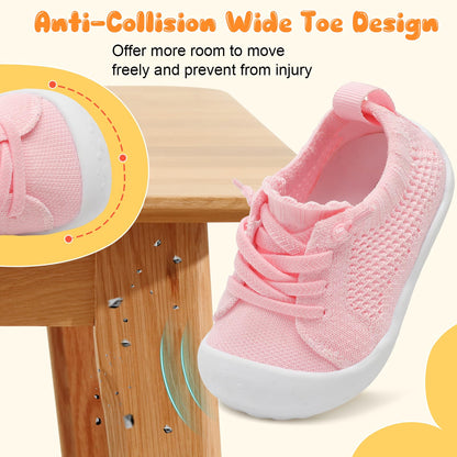 JIASUQI Baby Shoes for Toddler Boys Girls Sneakers Slip on Walking Shoes for Babies
