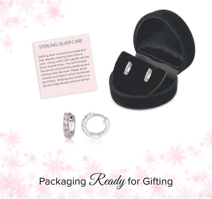 Cherished Moments Sterling Silver and 14K Gold Plated 10mm Hoop Earrings
