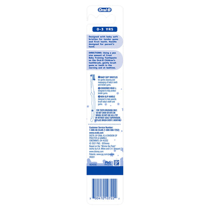 Oral-B Baby Toothbrush Featuring Disney's Pooh, Baby Soft Bristles, 0-3 Years, 1 Count