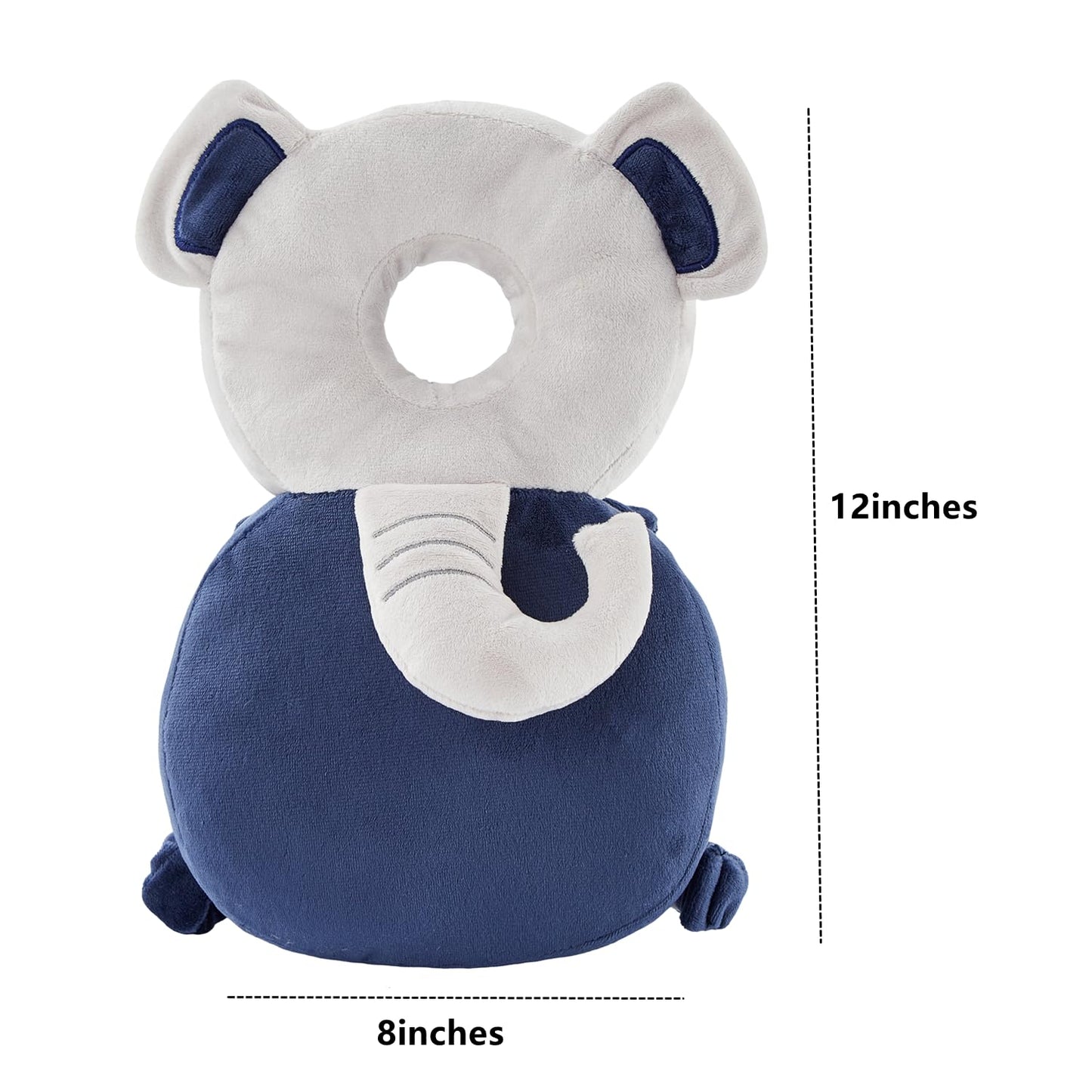 Baby Back Potection Toddler Safety Protector Cushion Pad Toddler Backpack for Crawling Walking Adjustable Toddlers Back Safety Pad for Boys and Girls(Green Dinosaur)