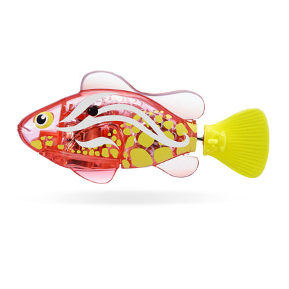 Robo Alive Robo Fish Robotic Swimming Fish (Teal + Orange) by ZURU Water Activated, Changes Color, Comes with Batteries, Amazon Exclusive (2 Pack) Series 3