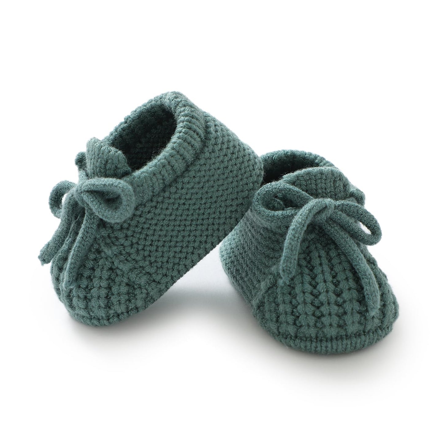 DovFanny Baby Booties Newborn Baby First Shoes Cozy Warm Knit Soft Booties for Toddler Infant Boy Girl