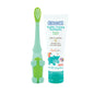 Dr. Talbot's Toddler Training Toothbrush and Natural Kids Toothpaste with Citroganix - 1.6 oz - Fluoride-Free Toothpaste and Toddler Toothbrush - 6+ Months - Alligator