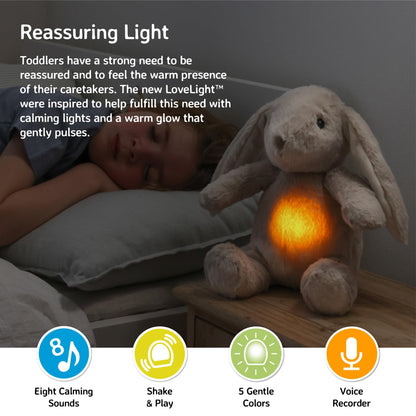 Cloud b Sound Machine with White Noise Soothing Sounds | Cuddly Stuffed Animal & Nomadic Nightlight | Record Parent Voice | Adjustable Settings & Auto-Shutoff | LoveLight™ Buddies - Drake The Dragon™