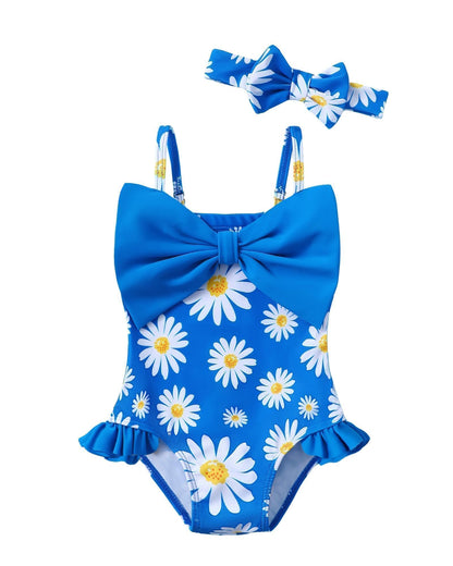 Mioglrie Toddler Baby Girl Swimsuit Infant Bathing Suits Summer Beach Swim Suit Newborn One Piece Swimwear for Girls