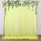 Champagne Tulle Backdrop Curtain for Parties Wedding 10ft×8ft Champagne Sheer Backdrop Curtains for Baby Shower Bridal Shower Reception Birthday Party Christmas Photoshoot Decorations 2 Panels