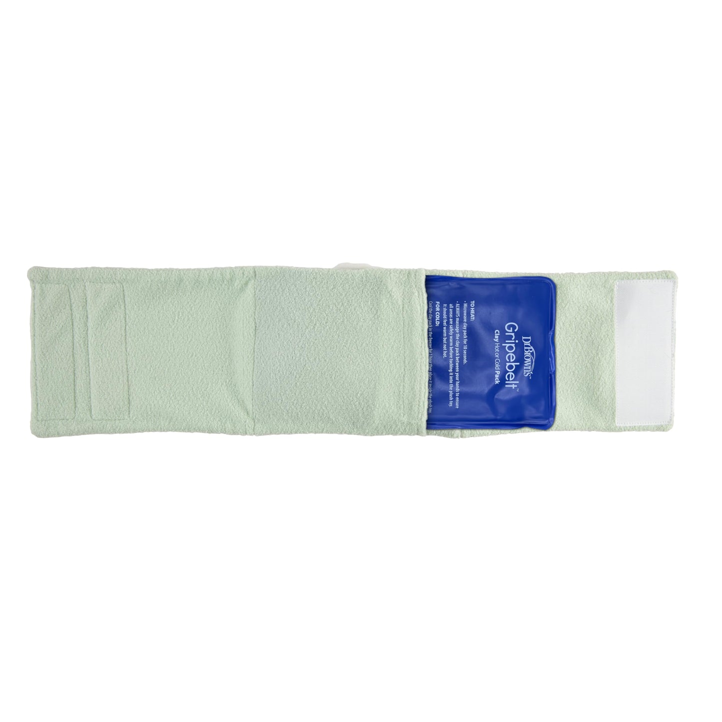 Dr. Brown's Infant Gripebelt Heated Belly Band, Soothe Baby's Tummy with Gentle Warmth and Compression, Hedgehog, 0m+