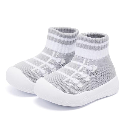Eashi Baby Boy Girl Non-Skid Indoor Infant Walking Shoes Breathable Warm Elastic Sock Shoes with Memory Sole Protect Toes Outdoor Sneakers