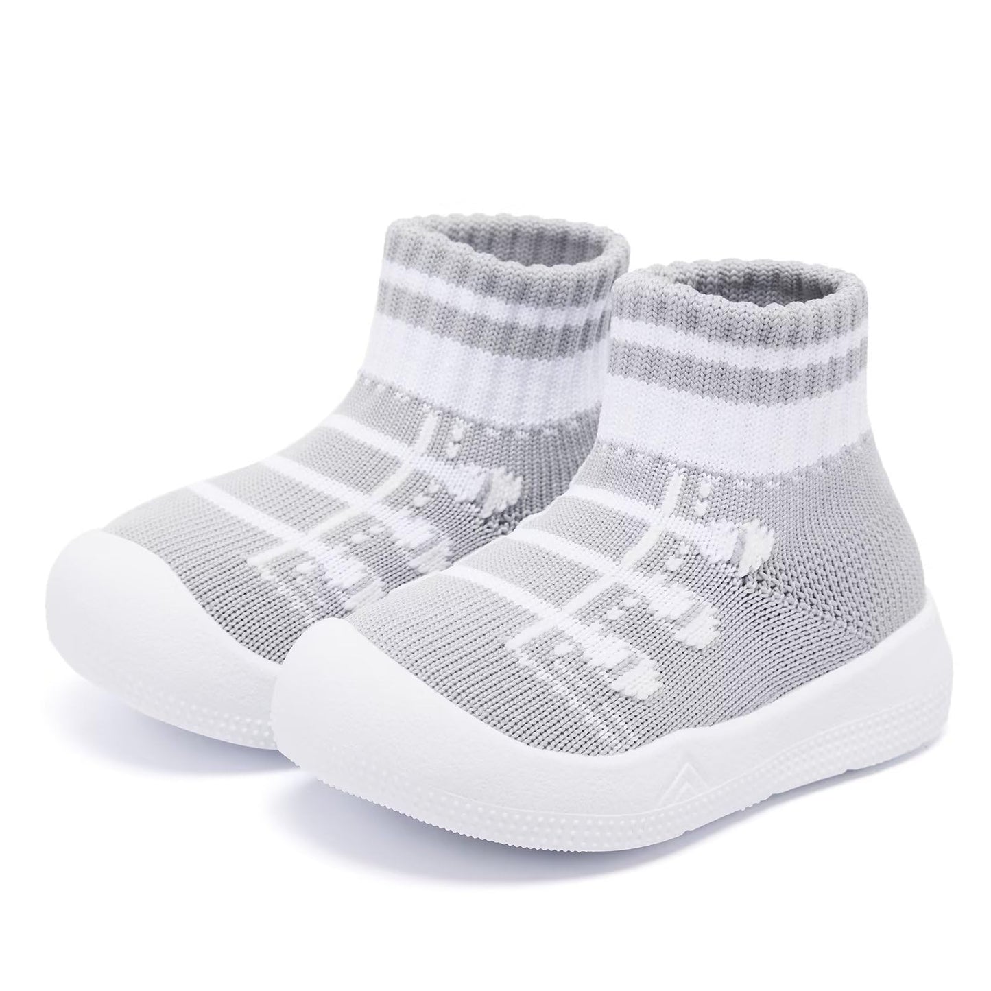 Eashi Baby Boy Girl Non-Skid Indoor Infant Walking Shoes Breathable Warm Elastic Sock Shoes with Memory Sole Protect Toes Outdoor Sneakers