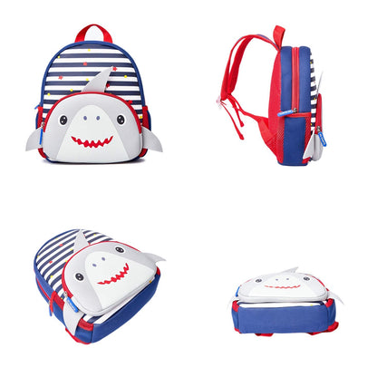 KK CRAFTS Preschool Backpack Toddler Neoprene Animal Schoolbag Lunch backpack for Kids Boys Girls(Dinosaur)