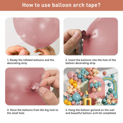 Dusty Pink Brown Balloon Arch Kit, Double Stuffed Blush Brown Cream Beige Nude Tan Pink Balloons Boho Balloon Garland Kit for Birthday Baby Shower Wedding Bridal Shower Gender Reveal Party Decoration