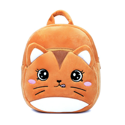 Toddler Backpack for Boys and Girls, Cute Soft Plush Animal Cartoon Mini Backpack Little For Kids 2-6 Years (Cows)