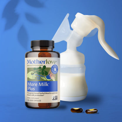 Motherlove More Milk Plus (60 Liquid caps 2 Pack) Fenugreek-Based Lactation Supplement to Support Breast Milk Supply—Non-GMO, Organic Herbs, Vegan, Kosher
