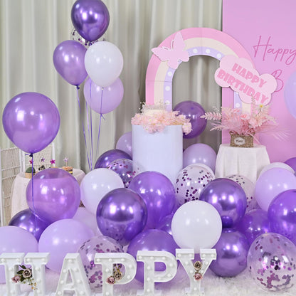 Retro Blush Pink Balloons, 60 Packs 12 Inch Dusty Pink Metallic Chrome Rose Gold White Sand Nude Balloons for Bridal Baby Shower Girls Boho Birthday Wedding Decorations Supplies