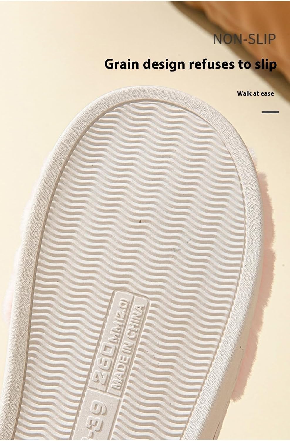 Geerta Fuzzy Hospital Slippers for Postpartum Cute Women Labor and Delivery Shoes with Non Slip Sole Warm Comfortable Memory Foam Kawaii Trendy Comfy Home Maternity Gift for Wife Pregnancy