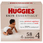 Huggies Size 2 Diapers, Skin Essentials Baby Diapers, Size 2 (12-18 lbs), 74 Count, Packaging May Vary