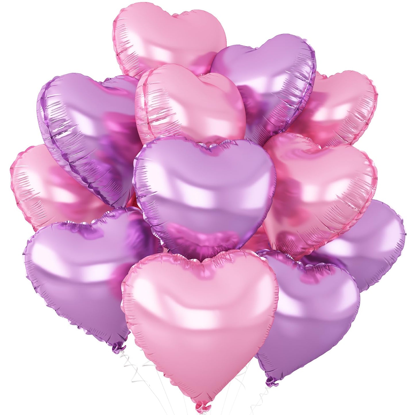 Sage Green Gold Heart Balloons,12Pcs Light Gold Heart Shaped Foil Balloons,18Inch Cream White Helium Mylar Balloon for Baby Shower Birthday Anniversary Wedding Party Decorations