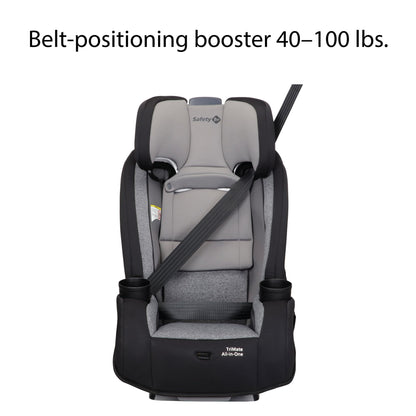 Safety 1st Convertible Car Seat, Convert from Rear to Forward Facing and Belt-Positioning Booster, High Street, From Birth to Age 10, TriMate