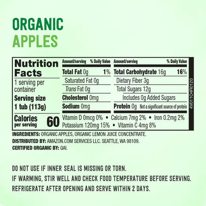 Amazon Brand - Mama Bear Organic Baby Food, Fruit Variety Pack, Apples, Apple Berry Blend, Bananas, Pears, vegetarian, 4 ounce (Pack of 12)