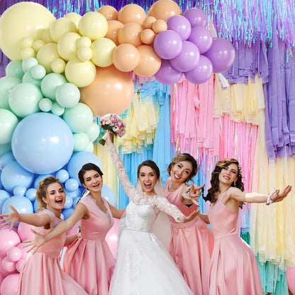 155Pcs Sage Green White Gold Balloon Garland Arch Kit with Gold Confetti Balloons for Graduation Baby Shower Decor Happy Birthday Party Wedding Jungle Decorations
