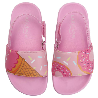 WateLves Toddler Boys Girls Slides Sandals for Swim Beach Kids Water Shoes Casual Slippers