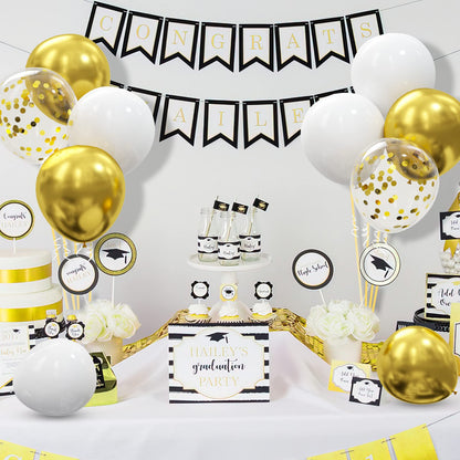 OuMuaMua 62Pcs Pink Gold Confetti Latex Balloons Kit, 12 Inch Pink White Gold Helium Balloons Party Supplies for Confession Proposal Wedding Girl Birthday Baby Shower Party Decoration