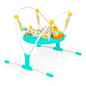 Bright Starts Bounce Bounce Baby 2-in-1 Activity Center Jumper & Table - Playful Pond (Green), 6 Months+