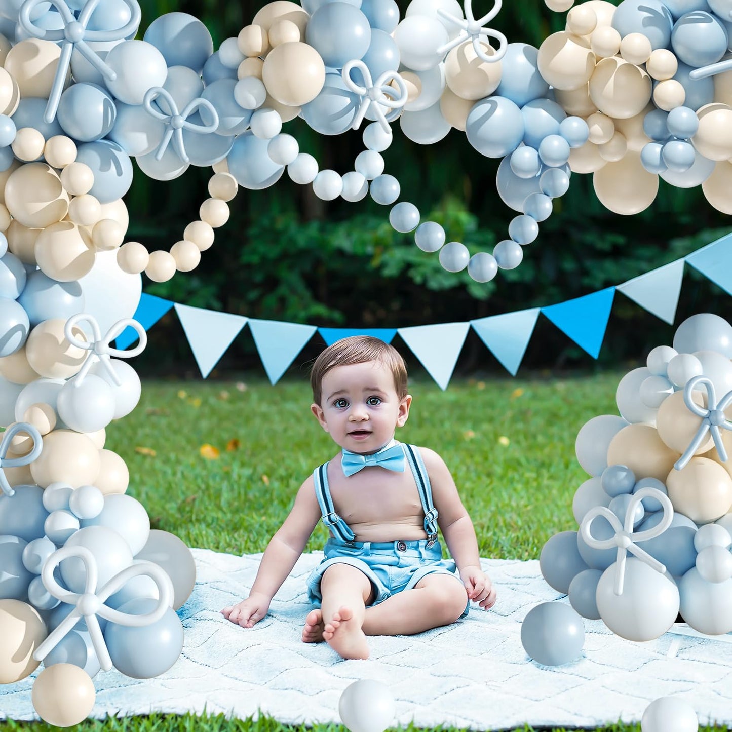 Pink Balloon Garland Arch Kit, Coquette Birthday Decorations 176Pcs Bow Long Balloons White and Pink Different Sizes for Wedding Bridal Baby Shower Bachelorette Party