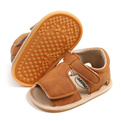 GAISUMMI Baby Girls Sandals Summer Bowknot Infant Crib Shoes Toddler Pu Leather Soft Rubber Sole First Walkers