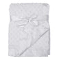 American Baby Company Heavenly Soft Chenille Security Blanket, 2-Layer Design with Minky Dot & Silky Satin, Pink, 14" x 14" for Boys and Girls