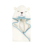 Hudson Baby Unisex Baby Cotton Animal Face Hooded Towel, Pretty Elephant, One Size