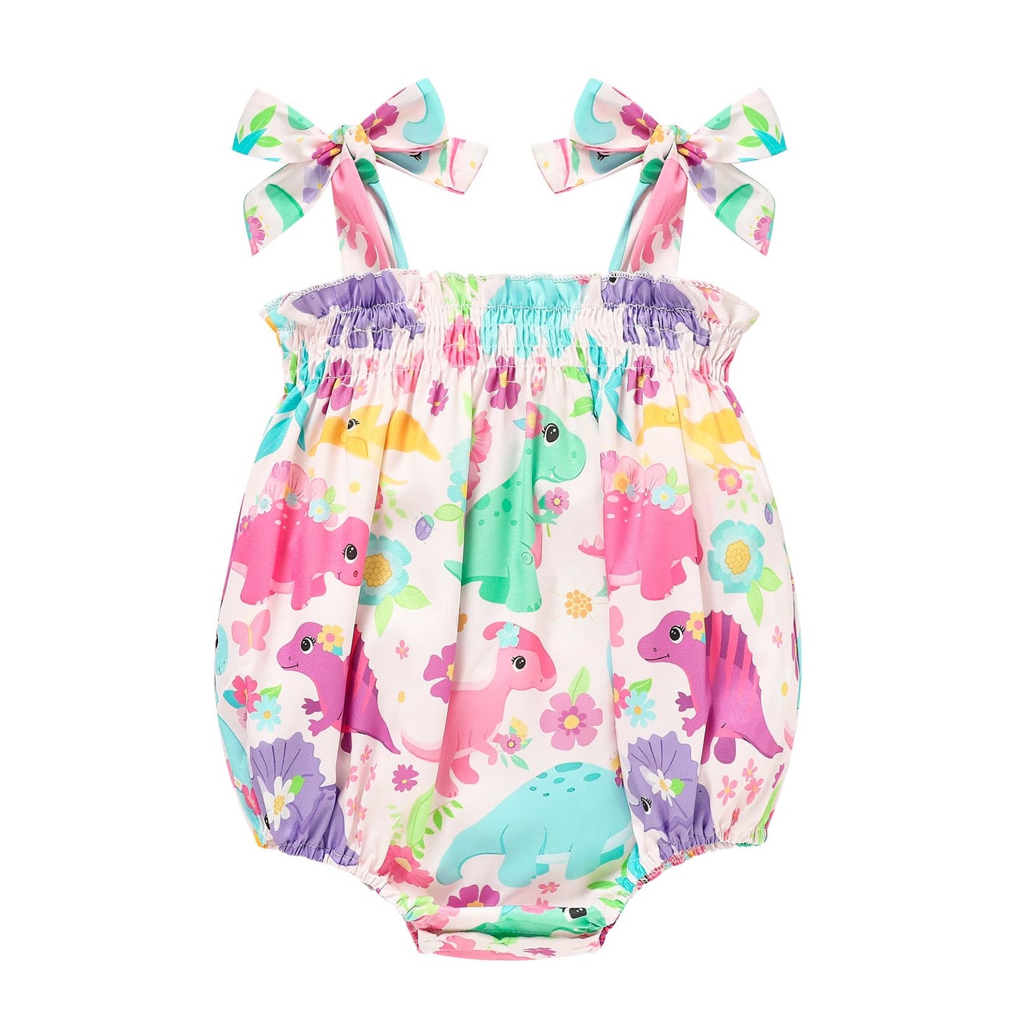 Baby Girl Summer Clothes Newborn Girl Outfits Cute Strap Baby Girl Romper Jumpsuit Infant Floral One Piece Bodysuit