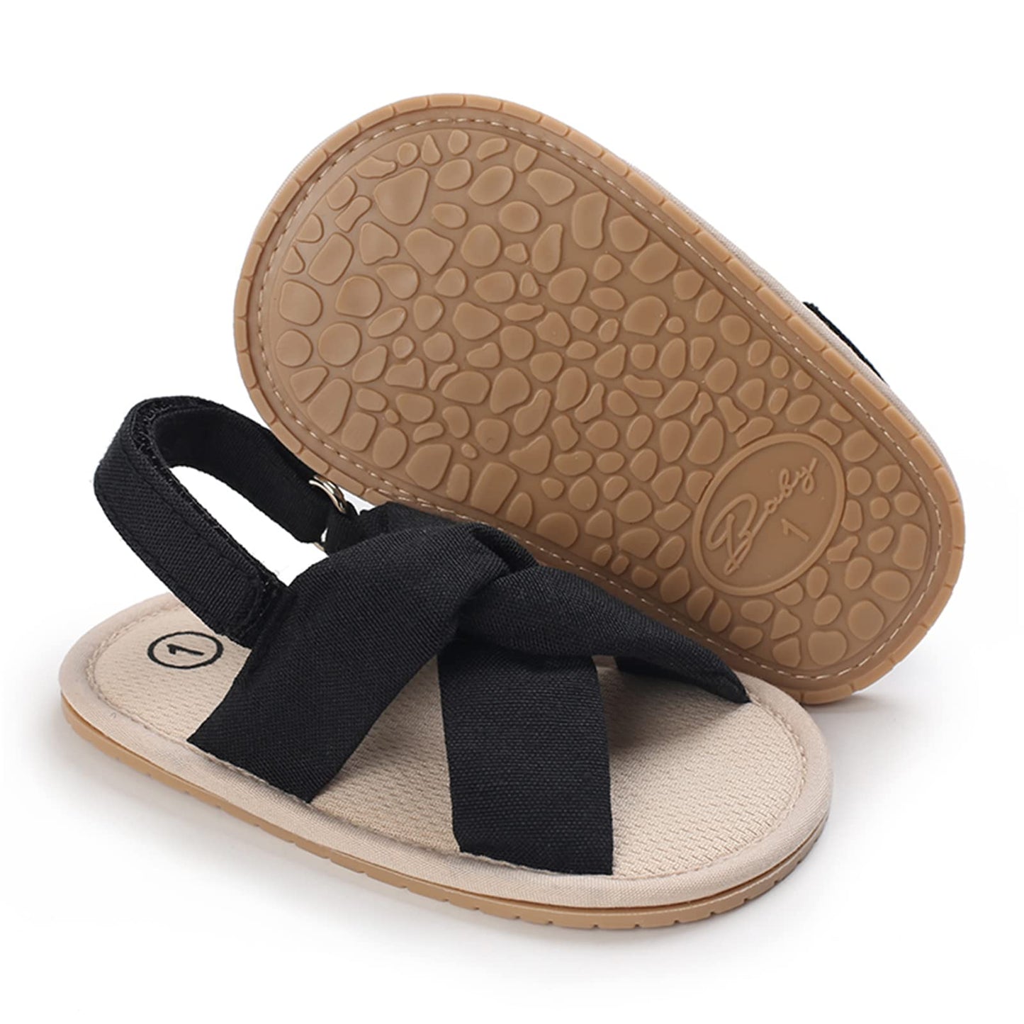 Baby Girl Sandals Summer Crib Shoes Bowknot Soft Sole Infant Girls Princess Dress Flats First Walker Shoes