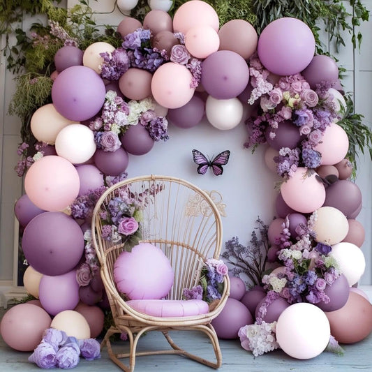 Dusty Pink Rose Balloon Garland Double Stuffed Mauve Light Pink Latex Blush Nude Beige Champagne Gold Balloon Arch Kit for Boho Birthday Baby Bridal Shower Neutral Wedding Party Decor