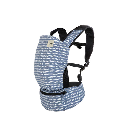 Baby Tula Lite Compact Baby Carrier, Ultra Compact and Lightweight, Travel, Convenient Carry Pouch, Ergonomic and Multiple Posisitions for 12-30 pounds, Soar