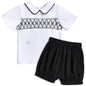 Booulfi Baby Boy Toddler Summer Clothes Wedding Birthday Outfits Suit for Boys T-Shirt and Shorts Set