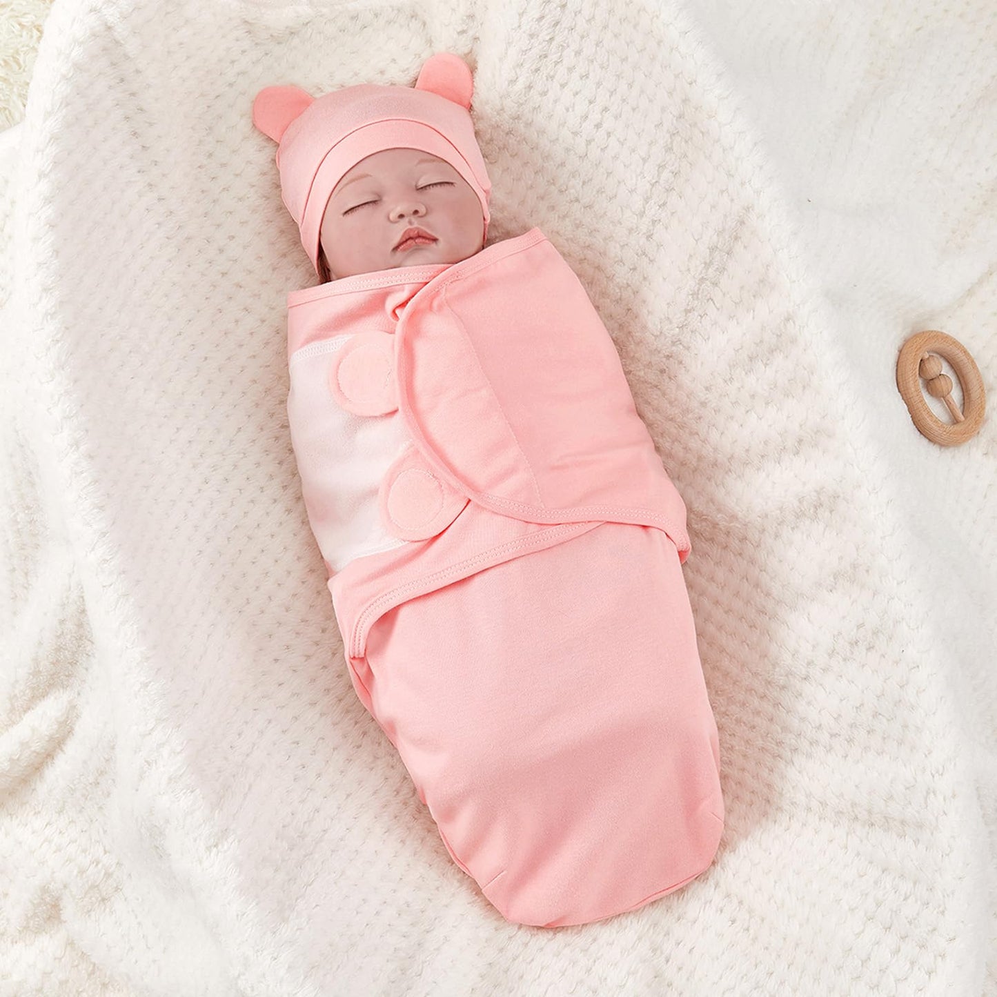 3-Pack Organic Baby Swaddle Sleep Sacks - Newborn Swaddle Sack - Baby Sleep Sack - Baby Swaddle Blanket Wrap…