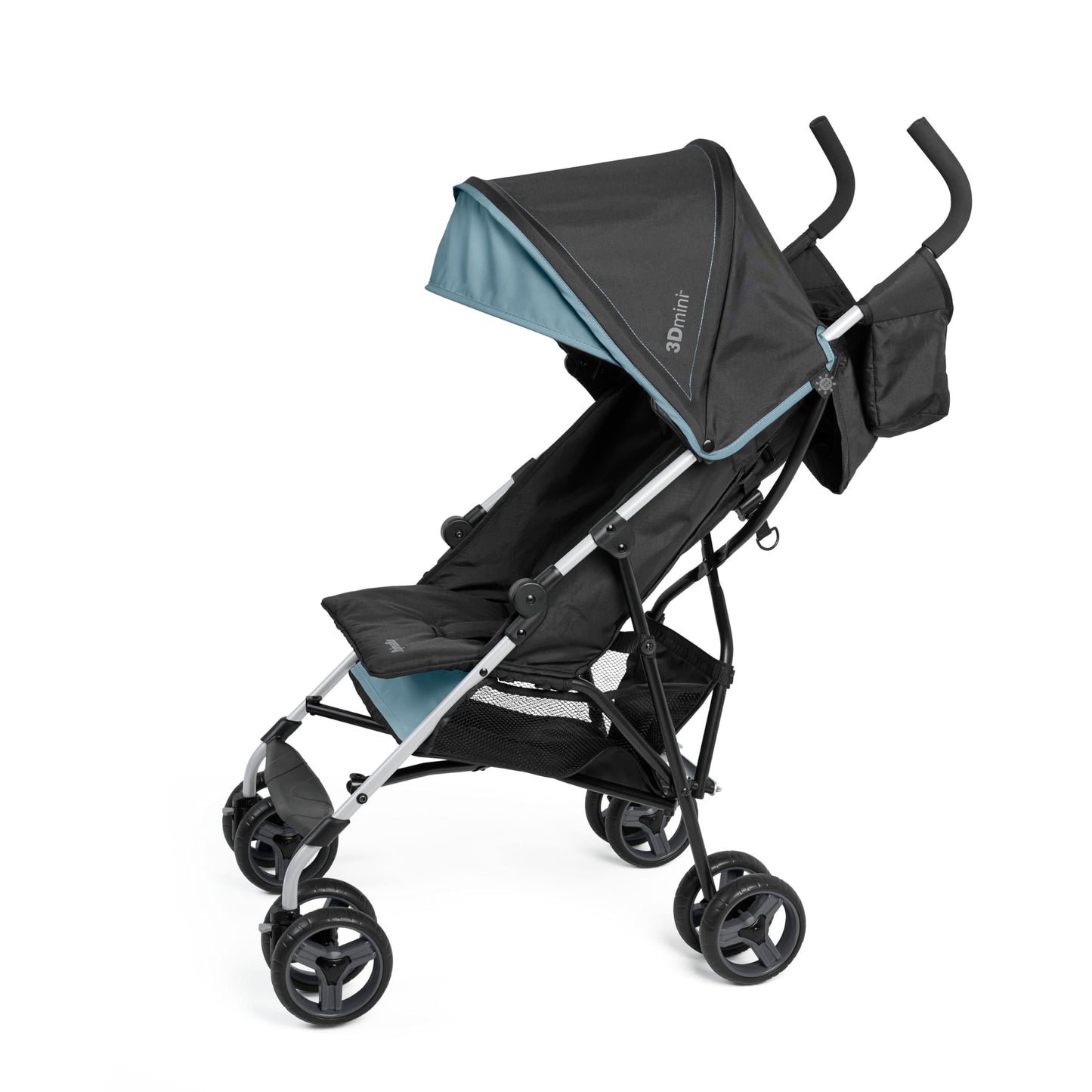 Summer by Ingenuity 3D Mini Convenience Stroller – Lightweight Stroller with Compact Fold, Multi-Position Recline, Canopy with Pop Out Sun Visor and More – Umbrella Stroller for Travel, Pink