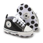Unisex Baby Girls Boys Canvas High-top Shoes, Newborn Infant Anti-Slip Soft Sole Frist Walking Breathable Sneakers