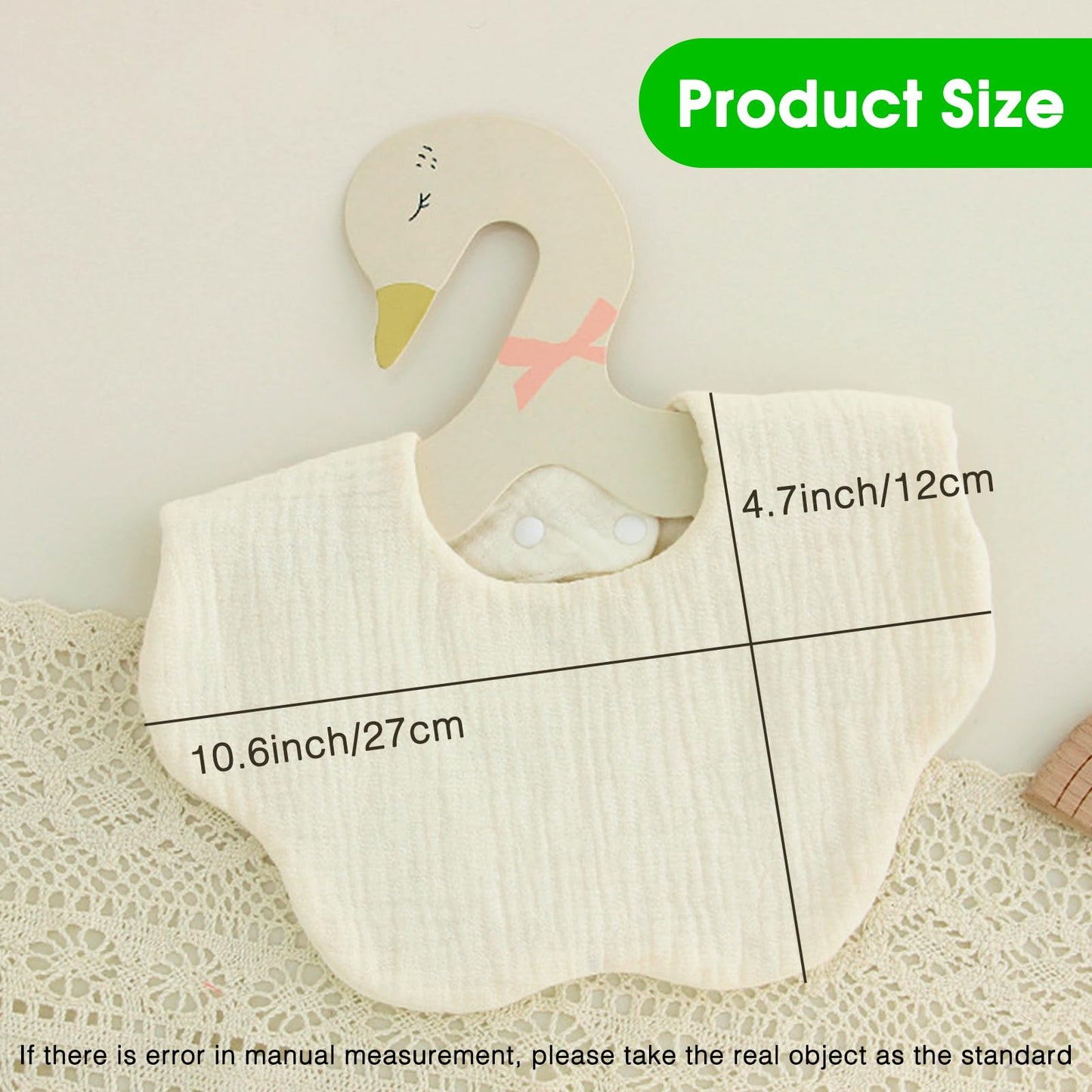 Baby Bibs Muslin Drool Teething Drooling Bibs for Baby Girl Boy Muslin Cotton