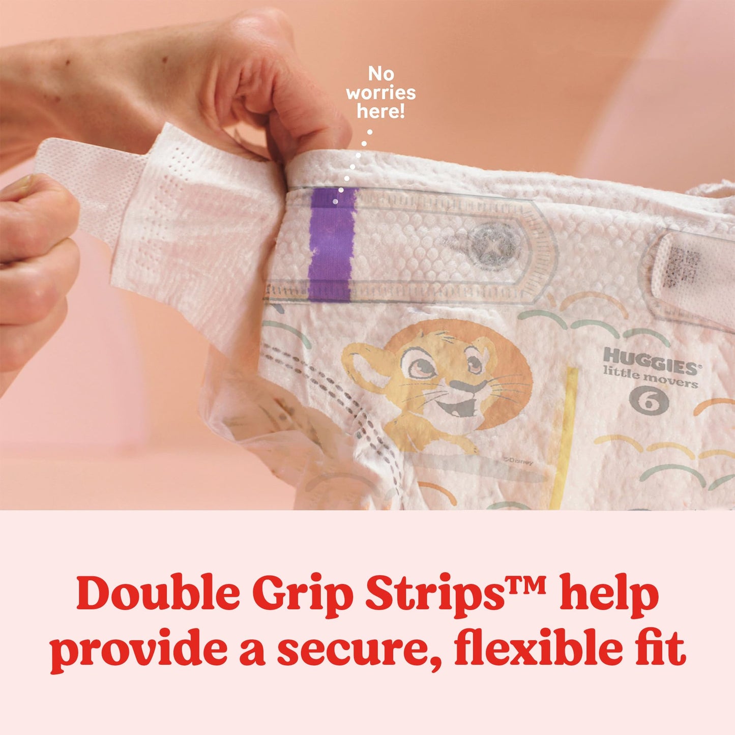 Huggies Size 6 Diapers, Little Movers Baby Diapers, Size 6 (35+ lbs), 108 Count, Packaging May Vary