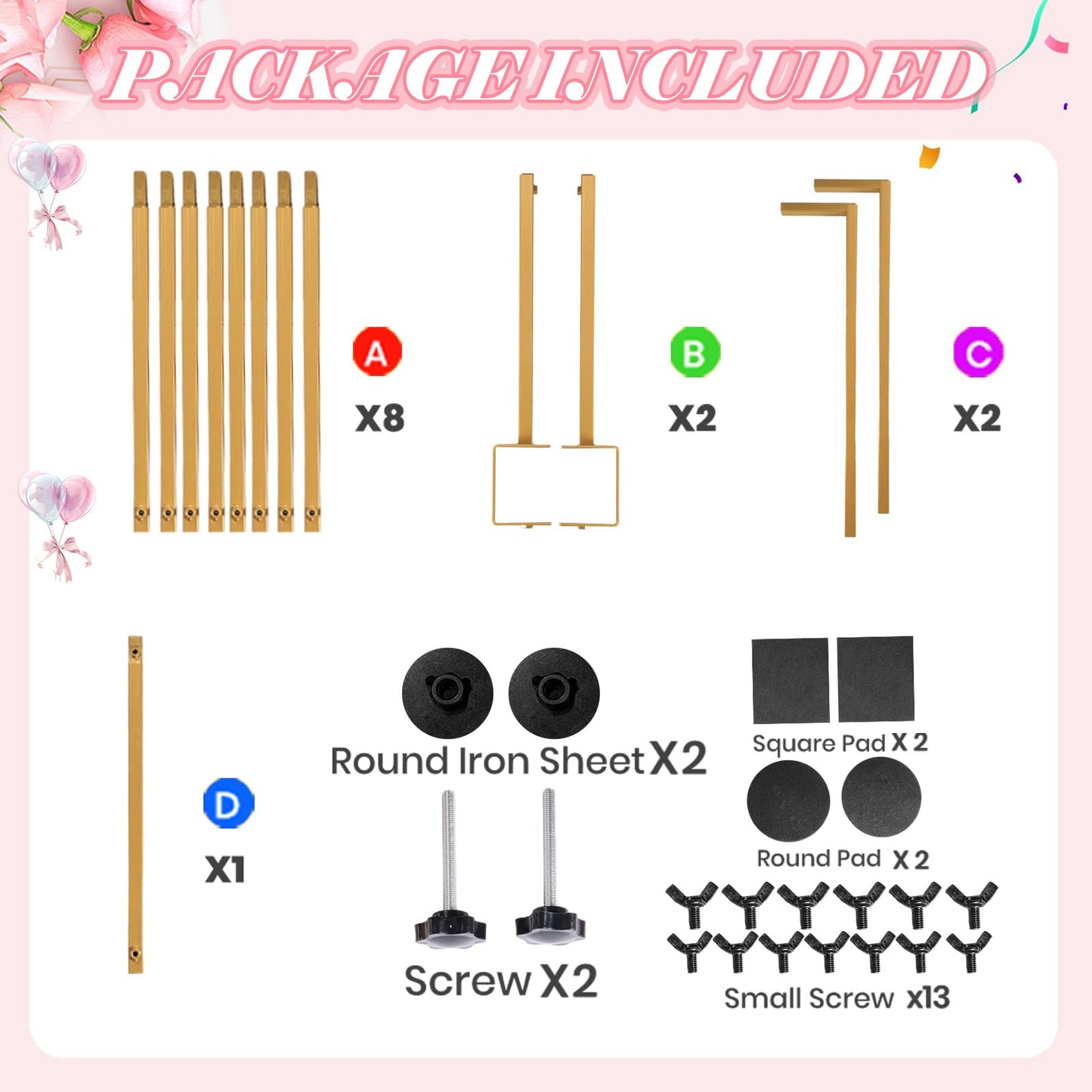 Over The Table Rod Stand with Clamps,Black 33"-100" Adjustable Table Top Frame Backdrop Stand Table Balloon Stand for Wedding Halloween Birthday Party Birthday Christmas Baby Shower Decor
